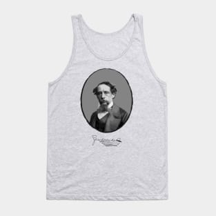 Authors - Charles Dickens Tank Top